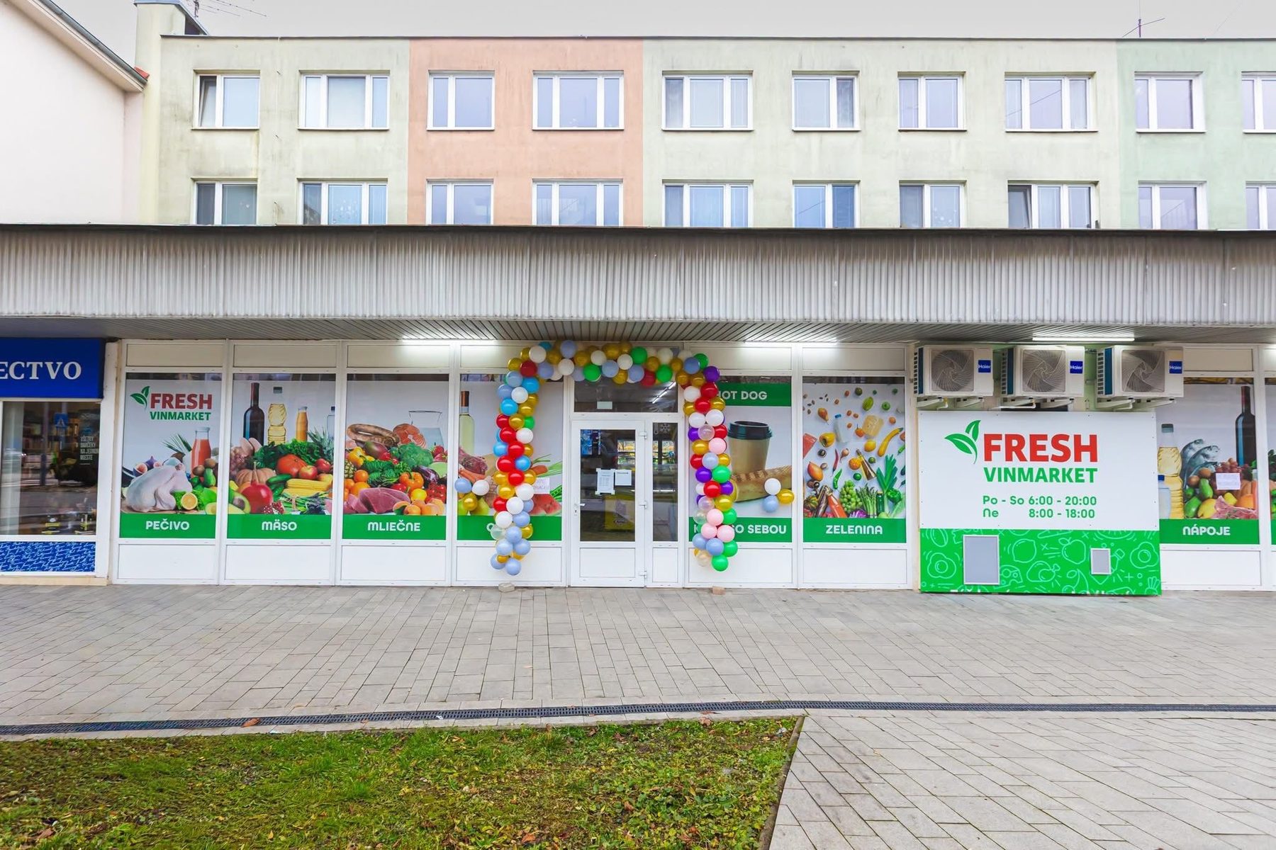 Predajňa Fresh VinMarket Vranov nad Topľou